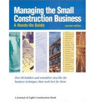 Managing the Small Construction Business