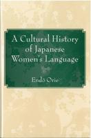 A Cultural History of Japanese Women's Language