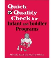 Quick Quality Check for Infant and Toddler Programs