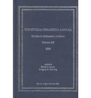 The Studia Philonica Annual