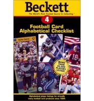 Beckett Football Card Alphabetical Checklist