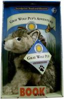 Gray Wolf Pup&#39;s Adventure: Reading Level 2 [With Plush Wolf]