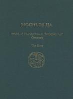 Mochlos. Vol. 2A Period IV, the Mycenaean Settlement and Cemetery