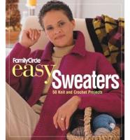 Family Circle Easy Sweaters