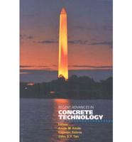 Proceedings of the First International Conference on Recent Advances in Concrete Technology