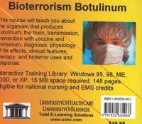 Bioterrorism Botulinum Cd