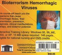 Bioterrorism Hemorrhagic Viruses Cd
