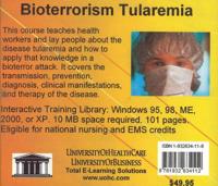 Bioterrorism Tularemia -- Cd