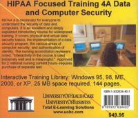 HIPAA Focused Training 4A CD