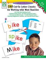 240 Cut-Up Letter Chunks for Working With Word Families, Grades K - 3