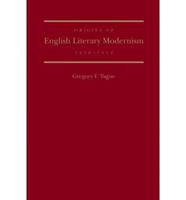 Origins of English Literary Modernism, 1870-1914