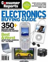 Consumer Reports Electronics Buying Guide 2007