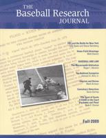 The Baseball Research Journal (BRJ), Volume 38 #2