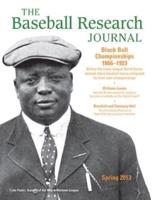 Baseball Research Journal (BRJ), Volume 42 #1