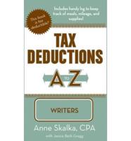 Tax Deductions A to Z for Writers