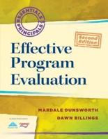 Effective Program Evaluation