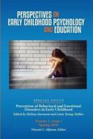 Perspectives on Early Childhood Psychology and Education Vol 3.1