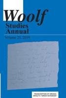 Woolf Studies Annual Volume 25