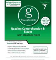 Reading Comprehension & Essays GRE Strategy Guide