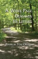 A White Page Demands Its Letters