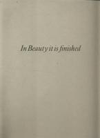 Cy Twombly - In Beauty It Is Finished