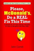 Please, McDonald's, Do a REAL Fix This Time