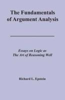 The Fundamentals of Argument Analysis