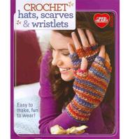 Crochet Hats, Scarves & Wristlets