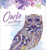 Owls and Things Adult Coloring Book
