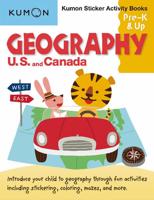 Kumon Sticker Activity Books: Geography U.S. And Canada