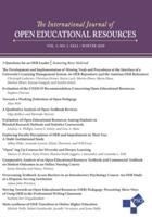 International Journal of Open Educational Resources