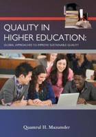 Quality in Higher Education: Global Approaches to Improve Sustainable Quality