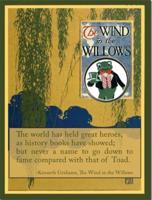 Booklover's Brooch and Lapel Pin: The Wind in the Willows: Pkg of 4