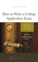 How to Write a College Application Essay