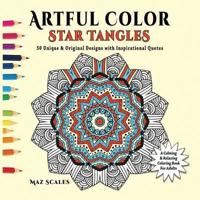 Artful Color Star Tangles