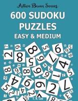 600 Sudoku Puzzles, Easy and Medium