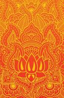 The Orange Lotus Flower Book