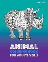Animal Coloring Book For Adults Vol 2