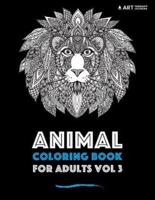 Animal Coloring Book For Adults Vol 3