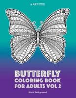 Butterfly Coloring Book For Adults Vol 2