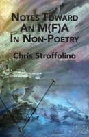 Notes Toward an M(F)A in Non-Poetry