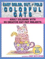 Easy Color, Cut, and Fold Colorful Cats