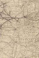 Chicago, Kansas, Nebraska Map Journal Notebook, 100 pages/50 sheets, 4x6"