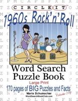 Circle It, 1960's Rock'n'Roll, Word Search, Puzzle Book