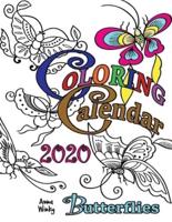Coloring Calendar 2020 Butterflies