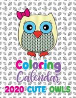 Coloring Calendar 2020 Cute Owls