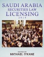 Saudi Securities Law Licensing