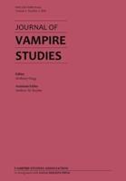 Journal of Vampire Studies: Vol. 1, No. 1 (2020)