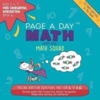 Page a Day Math, Math Handwriting Introduction Book 6