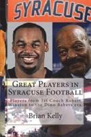 Great Players in Syracuse Football